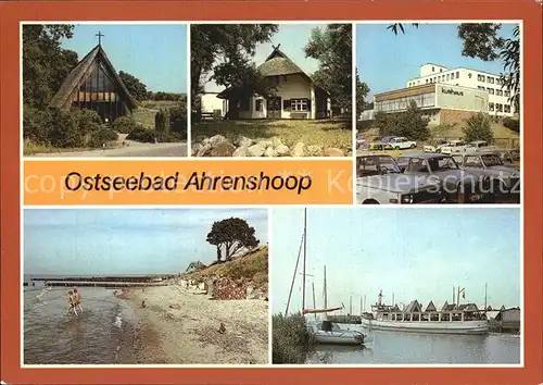 Ahrenshoop Ostseebad Kirche Kunstkaten Kurhaus Strand Hafen Kat. Ahrenshoop