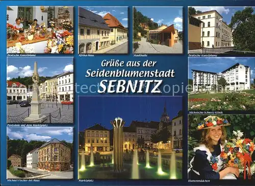 Sebnitz Seidenblumenstadt  Kat. Sebnitz