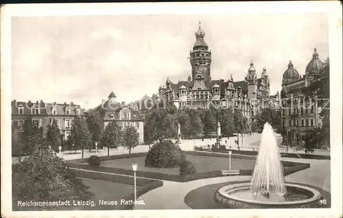 Leipzig Neues Rathaus Kat. Leipzig