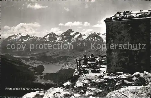 Pontresina Restaurant Oberer Schafberg Kat. Pontresina