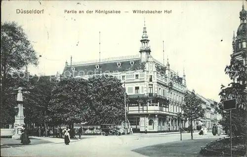 Duesseldorf Partie Koenigsallee Wittelsbacher Hof Kat. Duesseldorf