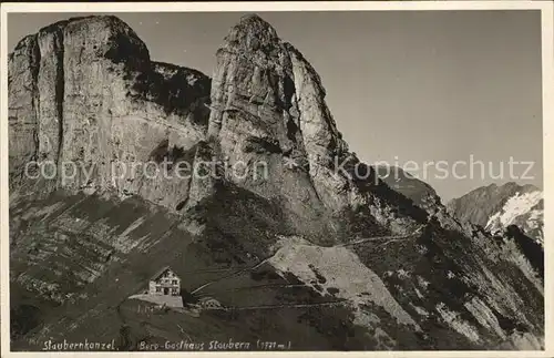 Staubern Staubernkanzel Berggasthaus Kat. Hoher Kasten