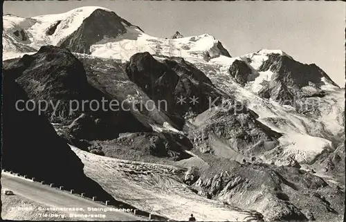 Sustenstrasse Steingletscher  Tierberg Bernerseite Kat. Susten