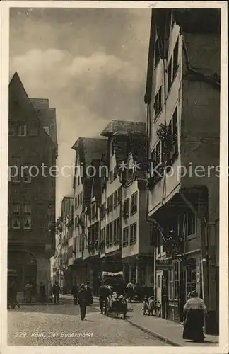 Koeln Rhein Buttermarkt Kat. Koeln