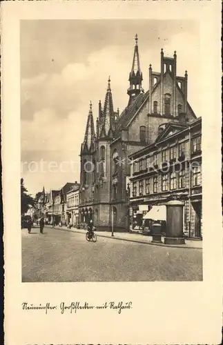 Neumuenster Schleswig Holstein Rathaus Kat. Neumuenster