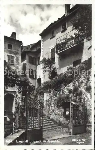 Gandria Lago di Lugano Ansicht Kat. Gandria