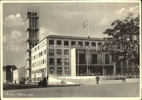 Arhus Radhuset Rathaus Kat. Arhus