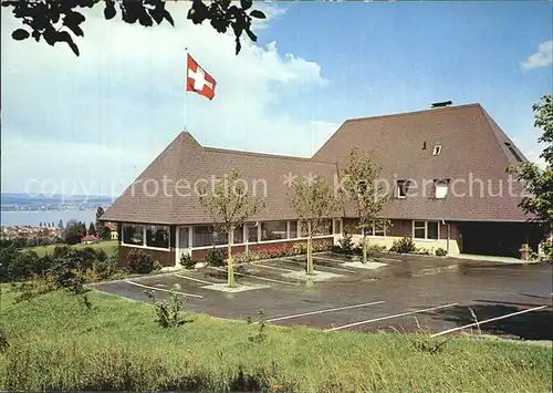 Fruthwilen Hotel Restaurant Haldenhof Schweizer Flagge Bodensee Kat. Fruthwilen