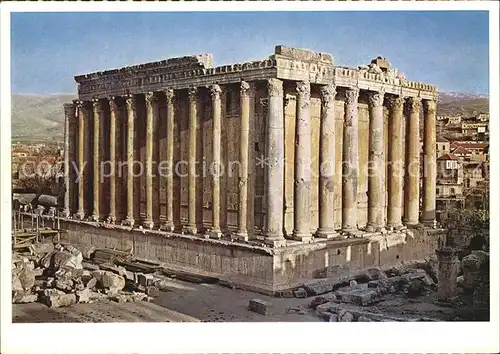 Baalbek Bacchustempel Kat. Libanon