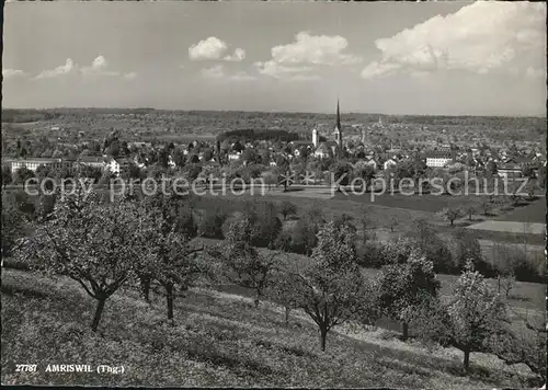 Amriswil TG Panorama mit Obstbaumwiese Kat. Amriswil