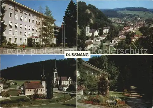 Dussnang Teilansichten mit Kneipp Kurhaus Kirche Park Kat. Dussnang