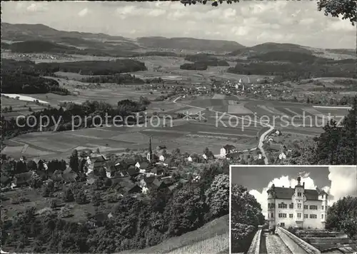 Stettfurt Panorama Blick vom Schloss Sonnenberg bis Matzingen Kat. Stettfurt