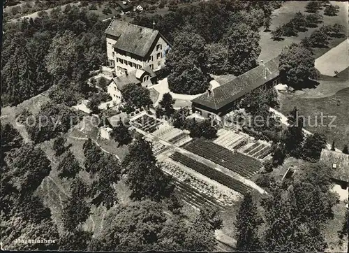 Hohentannen TG Schloss Oetlishausen Landschulheim Fliegeraufnahme Kat. Hohentannen