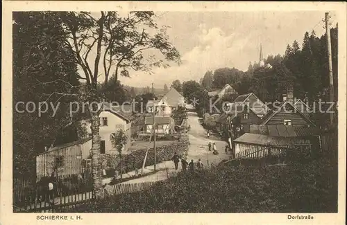 Schierke Harz Dorfstrasse Kat. Schierke Brocken