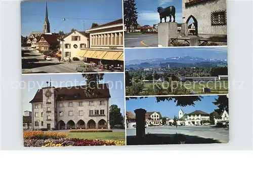 Amriswil TG Rathaus Platz Panorama  Kat. Amriswil