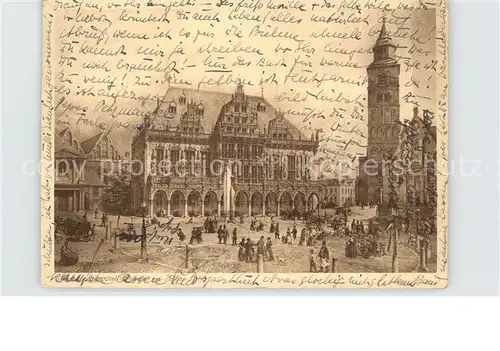 Bremen Marktplatz Kat. Bremen