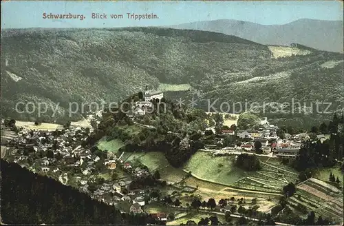 Schwarzburg Thueringer Wald Trippstein Kat. Schwarzburg