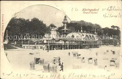 Heringsdorf Ostseebad Usedom Strand Casino Koerbe Kat. Heringsdorf