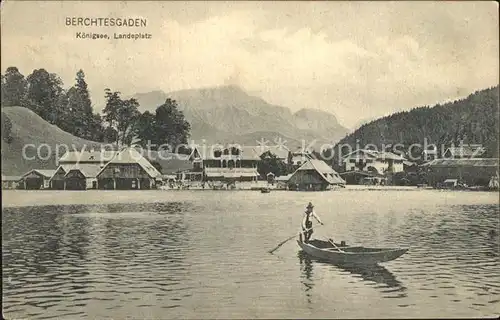 Berchtesgaden Koenigsee Landeplatz Kat. Berchtesgaden