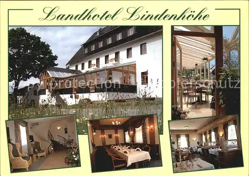 Erlbach Vogtland Landhotel Lindenhoehe  Kat. Erlbach Vogtland