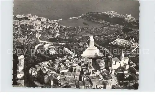 Monaco Principaute Hafen Fliegeraufnahme Kat. Monaco