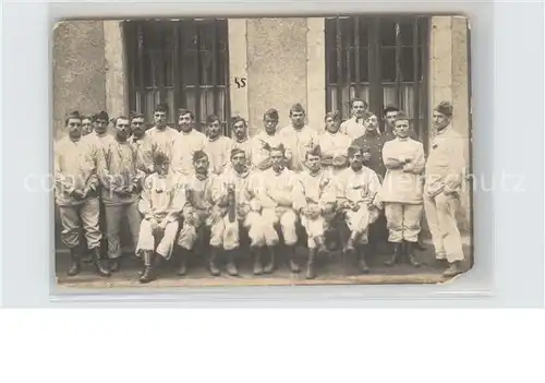 Bayonne Pyrenees Atlantiques Soldaten Gruppenfoto Kat. Bayonne