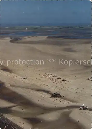 St Peter Ording Nordseeheilbad Ordinger Sandbank Luftaufnahme  Kat. Sankt Peter Ording