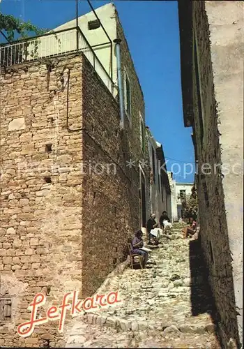 Lefkara Gasse in Altstadt