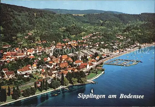 Sipplingen Fliegeraufnahme Hafen Bodensee Kat. Sipplingen