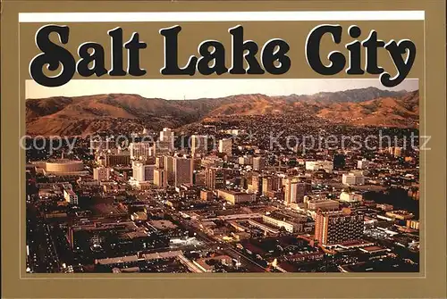 Salt Lake City Fliegeraufnahme Kat. Salt Lake City