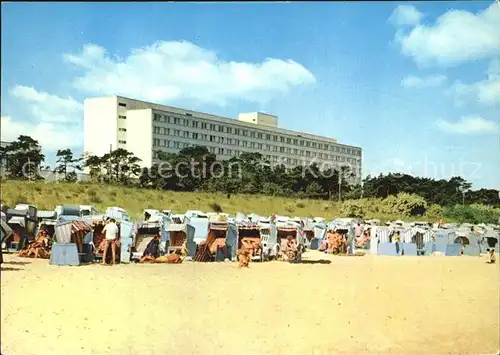 Zinnowitz Ostseebad FDGB Ferienheim Roter Oktober Strand