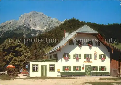 Ettenberg Gasthaus Ettenberg mit Untersberg Kat. Marktschellenberg