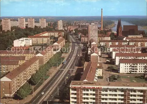 Frankfurt Oder Stadtblick mit Karl Marx Strasse Kat. Frankfurt Oder