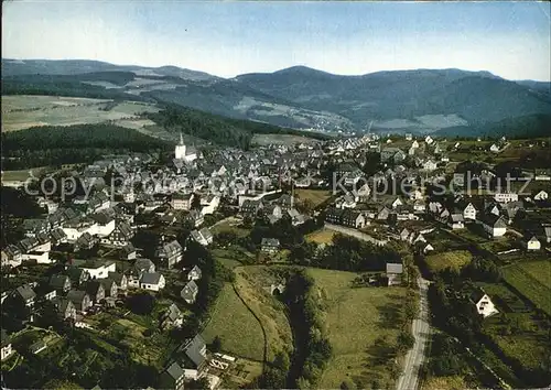 Winterberg Hochsauerland Fliegeraufnahme Kat. Winterberg