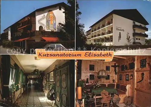 Bad Fuessing Kursanatorium Elisabeth Flur Gaststube Kat. Bad Fuessing