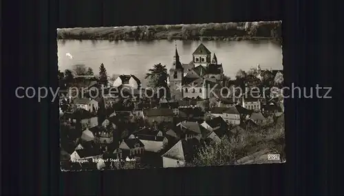 Remagen Blick auf Stadt und Rhein Kat. Remagen