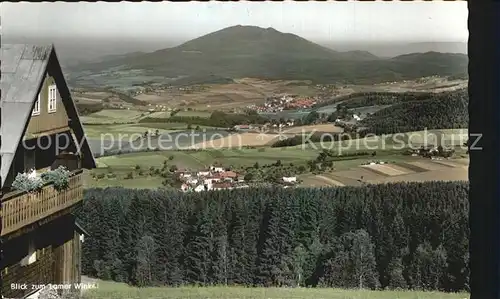 Lam Oberpfalz Blick zum Lamer Winkel Kat. Lam