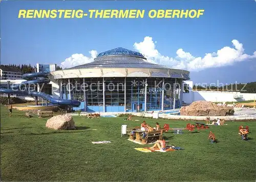 Oberhof Thueringen Rennsteig Thermen Kat. Oberhof Thueringen