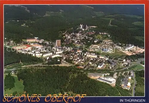 Oberhof Thueringen Fliegeraufnahme Kat. Oberhof Thueringen