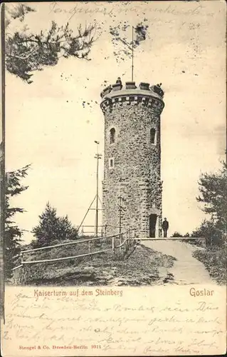 Goslar Kaiserturm auf dem Steinberg Kat. Goslar