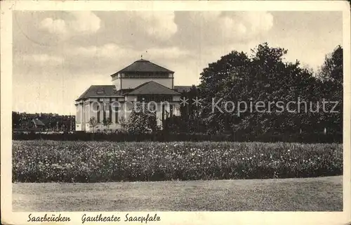 Saarbruecken Gautheater Saarpfalz Kat. Saarbruecken