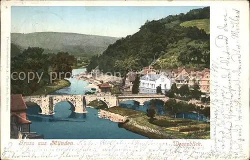 Muenden Brueckenpartie Kat. Lichtenfels