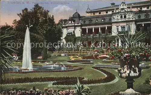 Frankfurt Main Palmengarten Blumenparterre Kat. Frankfurt am Main