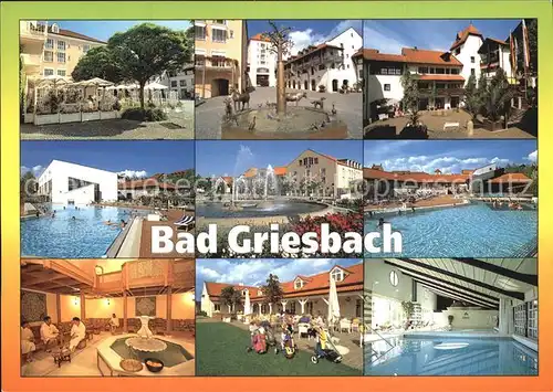 Bad Griesbach Rottal Thermal Mineralbad Golfressort Schwimm und Hallenbad Brunnen Sauna Kat. Bad Griesbach i.Rottal