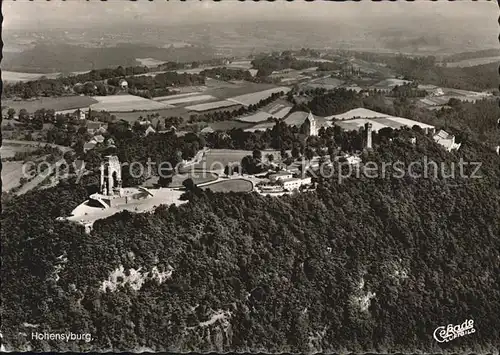 Hohensyburg Fliegeraufnahme Kat. Dortmund