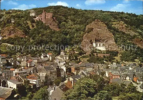 Idar Oberstein Schlossruine Felsenkirche Kat. Idar Oberstein