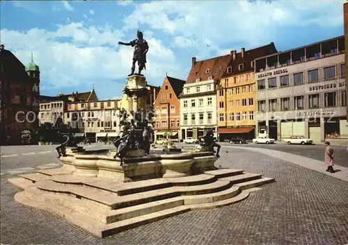 Augsburg Augustusbrunnen  Kat. Augsburg