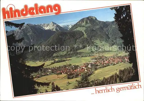 Hindelang Panorama Kat. Bad Hindelang