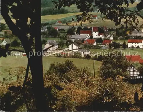 Boerninghausen Panorama Wiehengebirge Kat. Preussisch Oldendorf