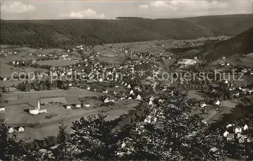 Baiersbronn Schwarzwald Blick vom Rinken Kat. Baiersbronn